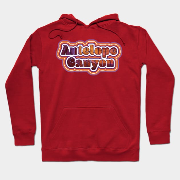 Antelope Canyon Arizona Retro Hoodie by cricky